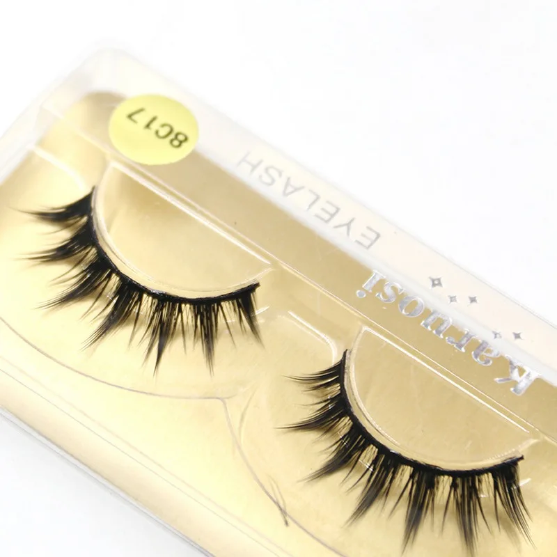 1 пара сверхнатуральных ресниц ручной работы накладные ресницы 3D полосы норковые