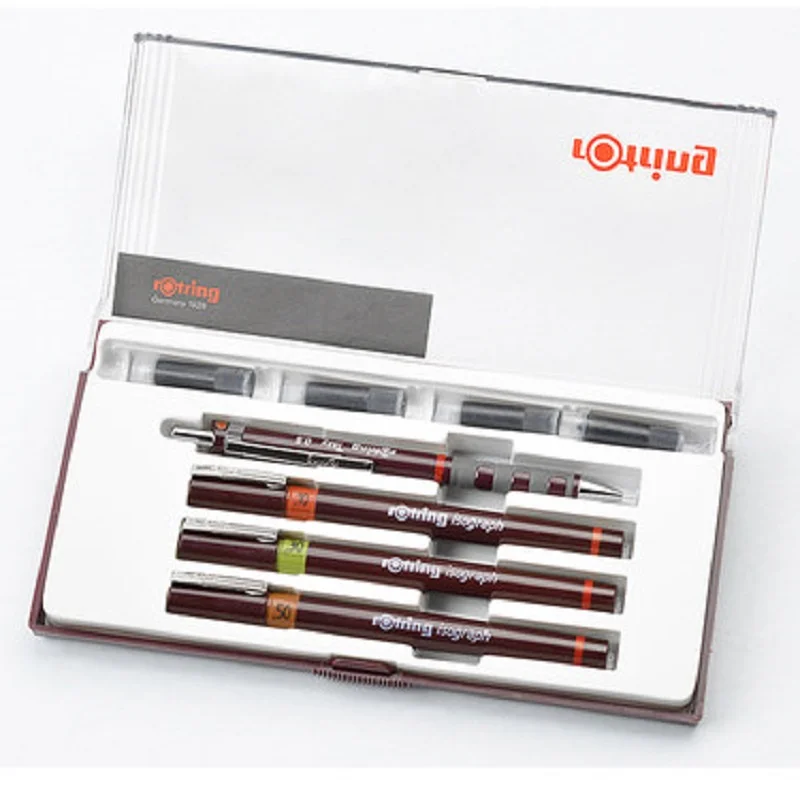 Немецкий оригинальный набор игольчатой ручки rotring JUNIOR simple может быть заполнен