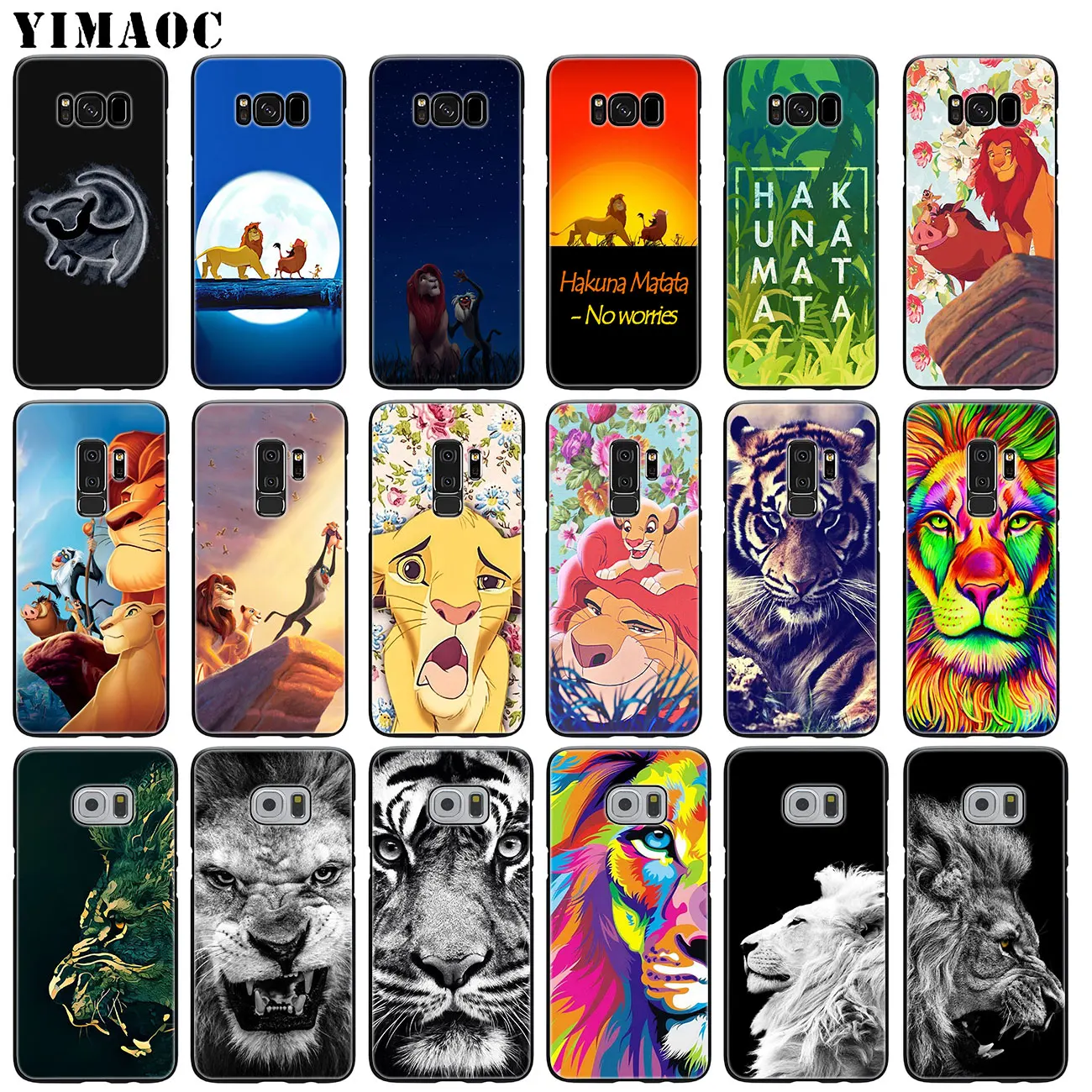 YIMAOC Hakuna Matata Lion King Мягкий силиконовый чехол для телефона Samsung Galaxy S20 Ultra S10 Lite S9 S8 Plus S7