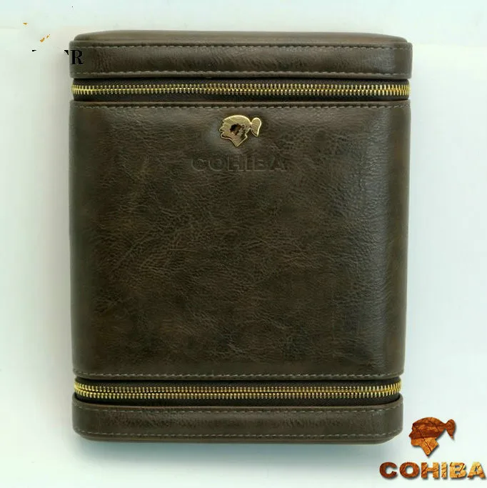 Шесть портсигар с сигарой увлажняющие трубки хьюмидор для сигар Cohiba Изысканные