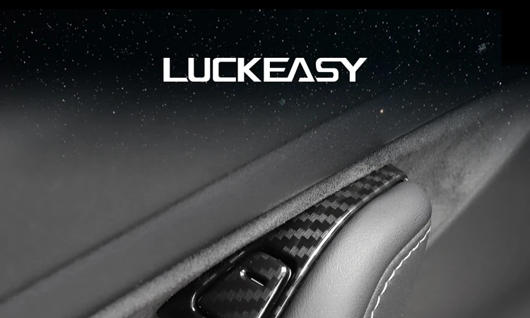 LUCKEASY для Tesla модель 3- Автомобильный Дверной замок декоративные/окна кнопки изменение ABS патч 14 шт./компл