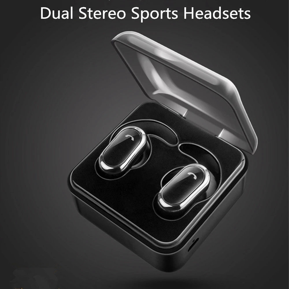 Мини-наушники Twins Bluetooth V4.2 Беспроводные с зарядным устройством блок питания