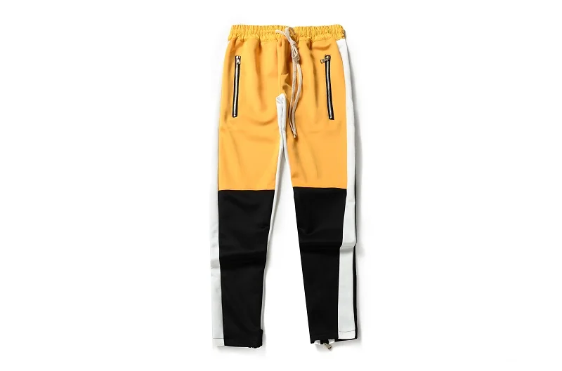 Мужские спортивные штаны в стиле хип-хоп повседневные с эластичной резинкой на