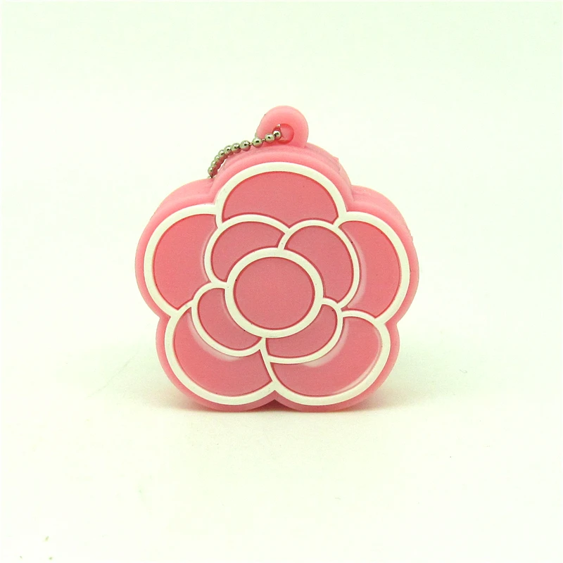 Модный розовый USB флеш-накопитель черный и белый цветок ручка-накопитель