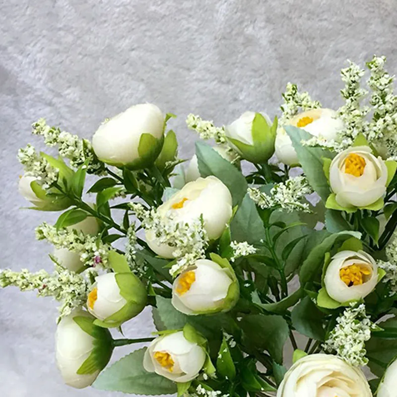 Искусственные цветы искусственные западные розы цветок пиона букет невесты