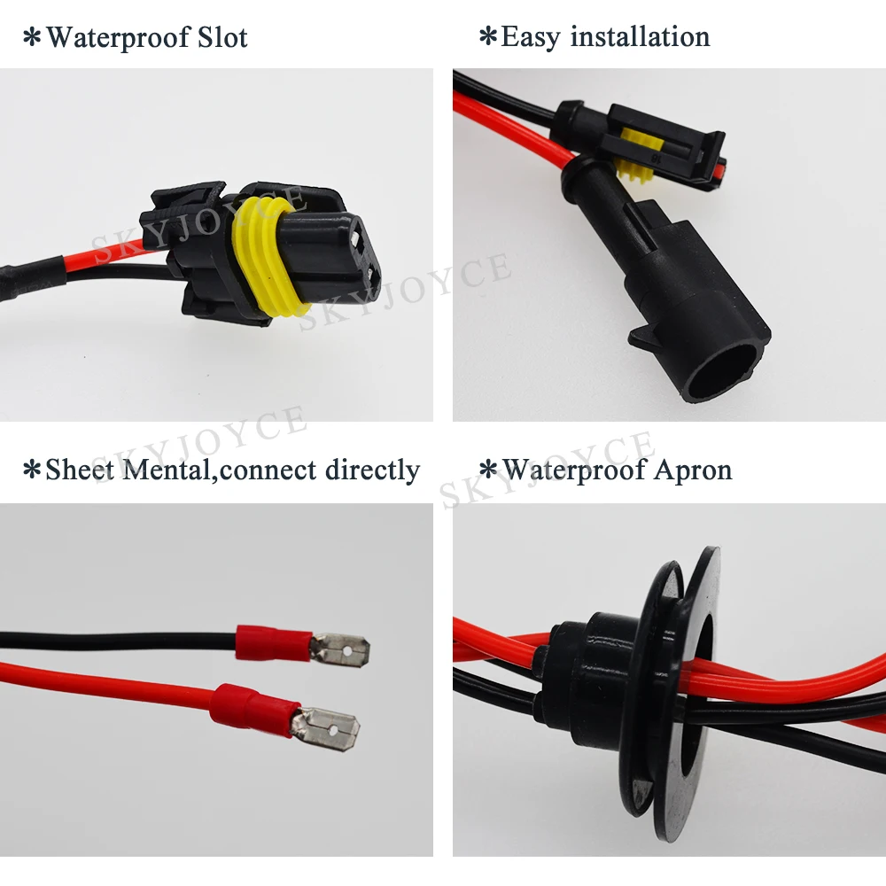 AC 12V 35W 55W ксеноновая H15 HID лампа 4300K 6000K 8000K H15-1 сменная для фары автомобиля