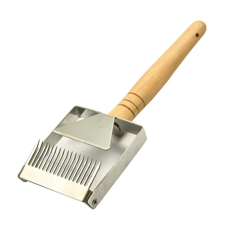 Beekeeping Equipment Uncapping Scraper Barbed cut honey fork balanced 17-pin scraper | Tools