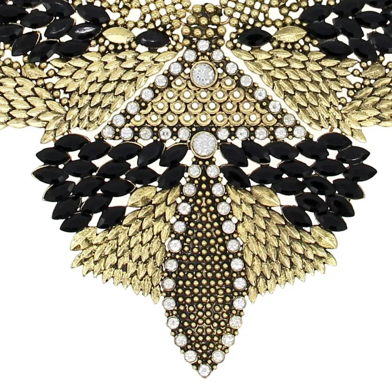 Женское винтажное большое массивное ожерелье модное дизайнерское Ожерелье