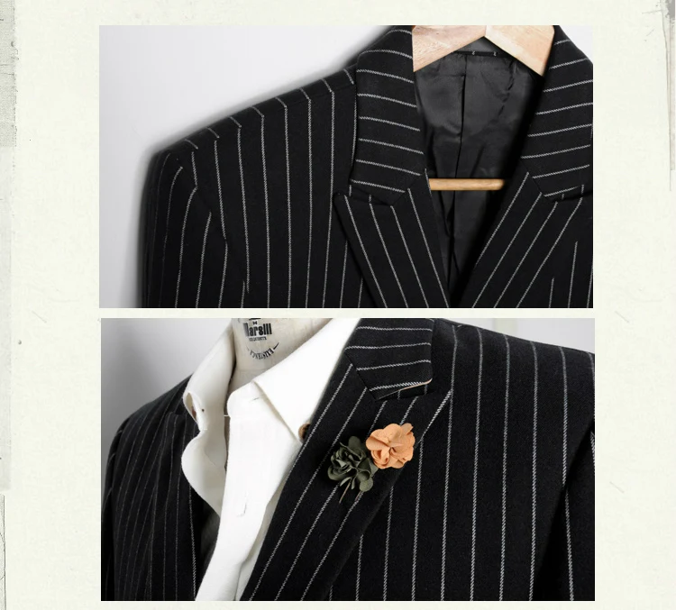 2017 мужские костюмы костюм для певицы танцора шоу вечерние в полоску тонкий