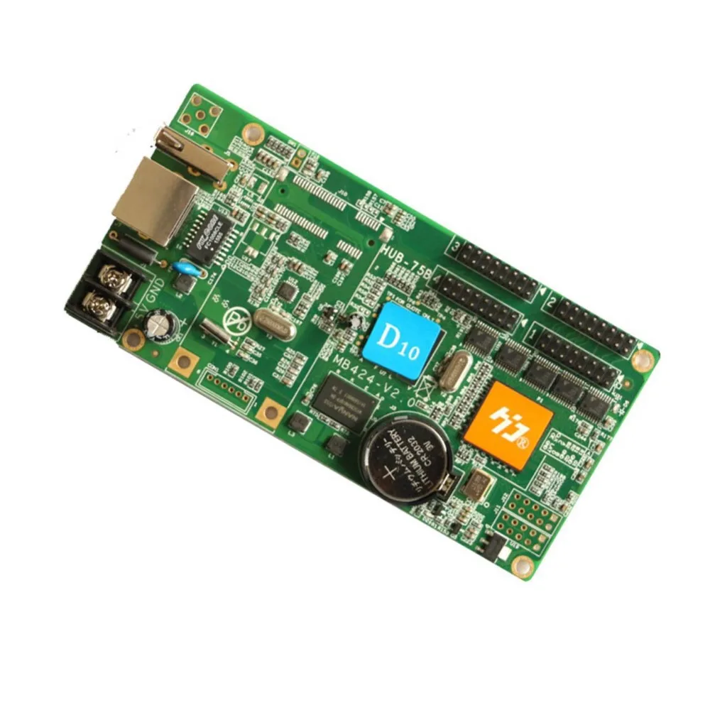 HUIDU HD-D10 синхронный светодиодный модуль полноцветный плата управления экраном