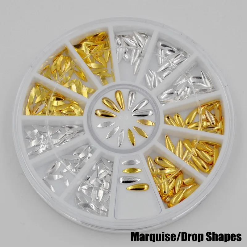 Разноцветные металлические шпильки драгоценные камни изогнутые стержни полоски