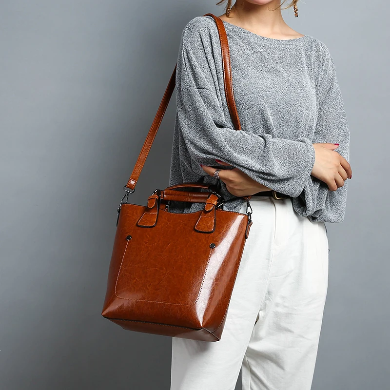 2018 женские дизайнерские сумки из вощеной кожи высокого качества женская сумка на