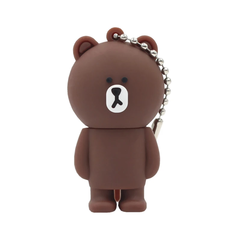 USB 3,0 мультфильм Кани кролик утка USB флеш-накопители 64 Гб 256 г Флешка 128 ГБ 32 ГБ 16 ГБ медведь карта памяти, Флеш накопитель Flashdisk подарки