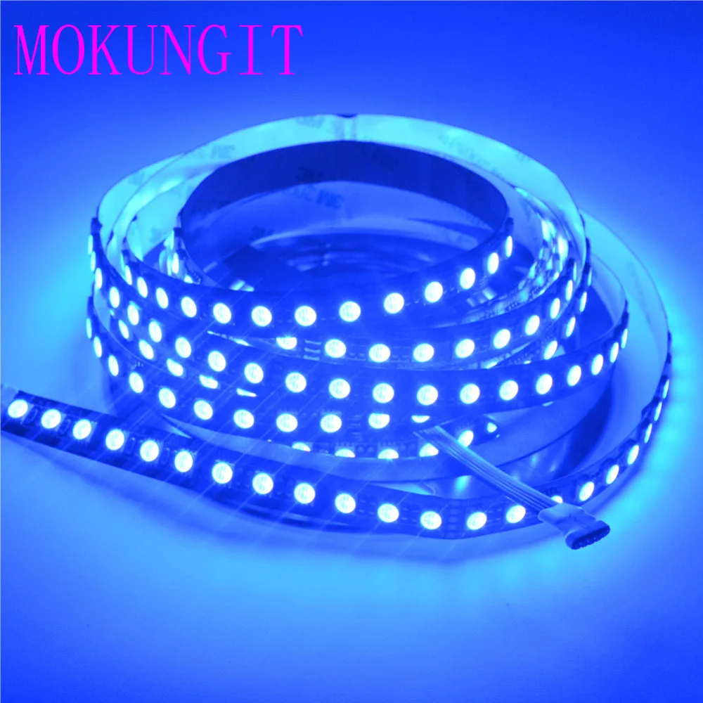 60 м 4 в 1 RGBW Гибкая СВЕТОДИОДНАЯ лента SMD 5050 RGB + теплый/холодный белый черный/белый