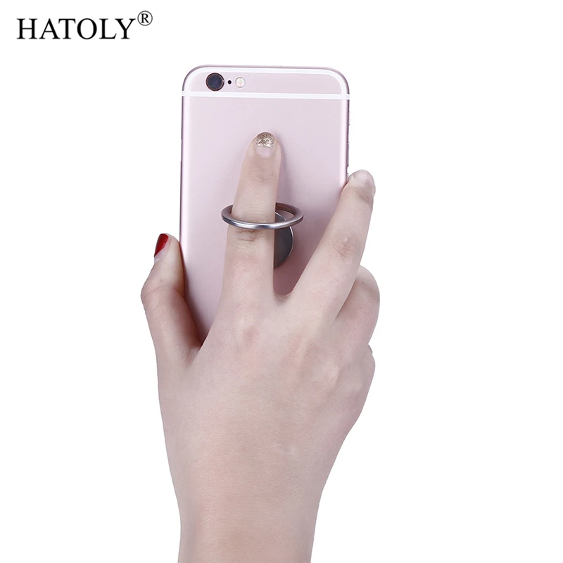 ring holder for xiaomi note 7 360 luxury metal mobile phone socket holder finger for samsung car phone holder for huawei iphone free global shipping