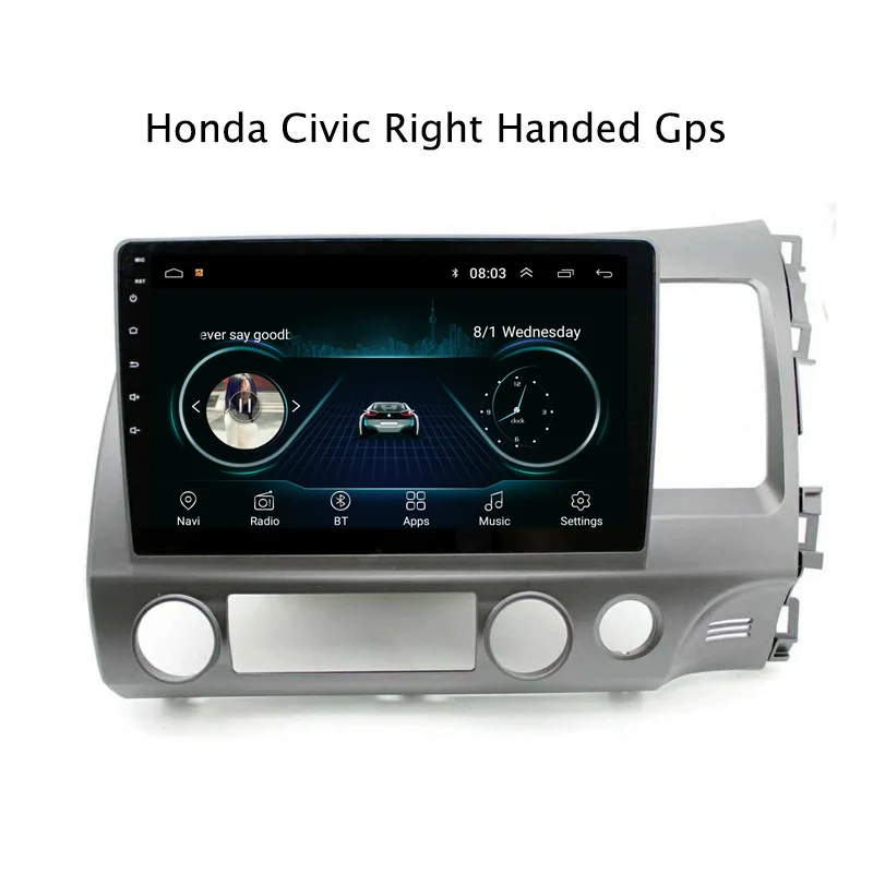 9 &quot2.5D IPS Android 8 1 автомобильный DVD GPS для Honda Civic 2004 2005 2006 2007 2008 2009 2010 2011 Автомобильный