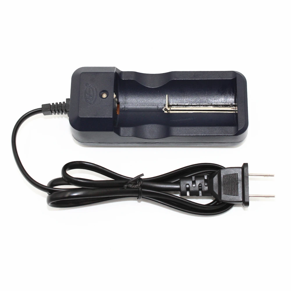 Штепсельная Вилка US/EU HG 105LIX с одним слотом 18650 26650 32650 зарядное устройство для