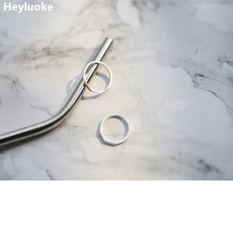 Heyluoke модные 925 пробы серебряные милые кошачьи уши с ушками животных Регулируемые кольца на палец вечерние свадебные ювелирные изделия