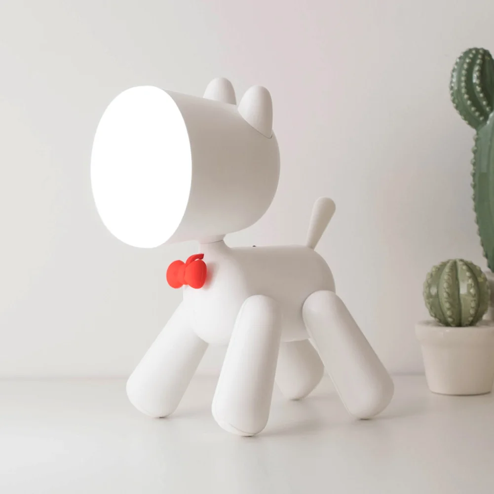 Новая ночная лампа с горячей собакой настольная для чтения USB заряжаемая милая