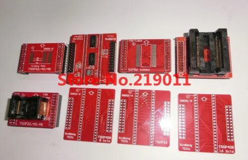 Новые оригинальные адаптеры MiniPro TL866 программатор TSOP32 TSOP40 TSOP48 SOP44 SOP56 розетки TL866A