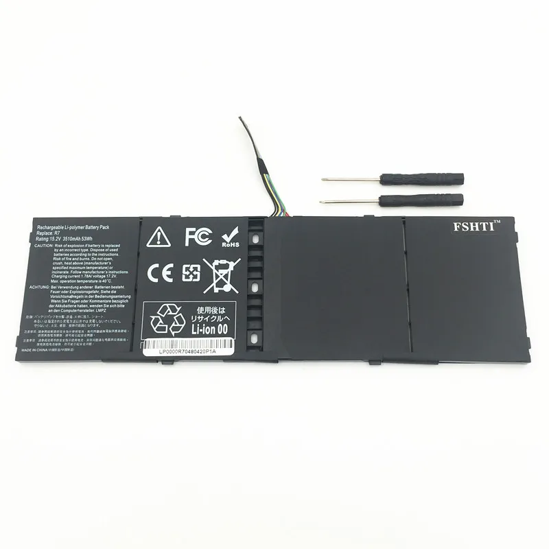 15 2 V 3510 мА/ч 53WH Новый AP13B3K AP13B8K Аккумулятор для ноутбука Acer Aspire V5 573G V7 582PG 472