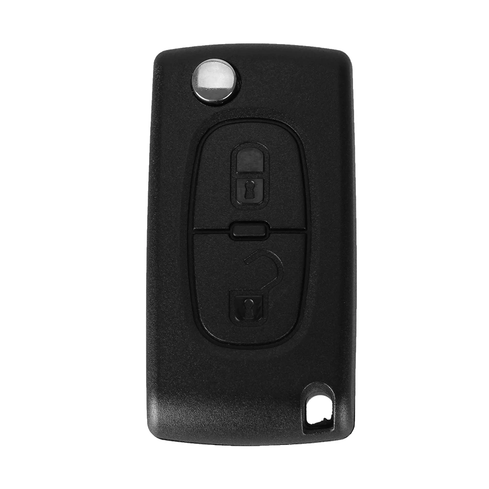 DANDKEY HU83 CE536 2B флип ключ чехол в виде ракушки для Peugeot 107 207 307 307S 308 407 607 Citroen C2 C3 C4 C5 C6 C8