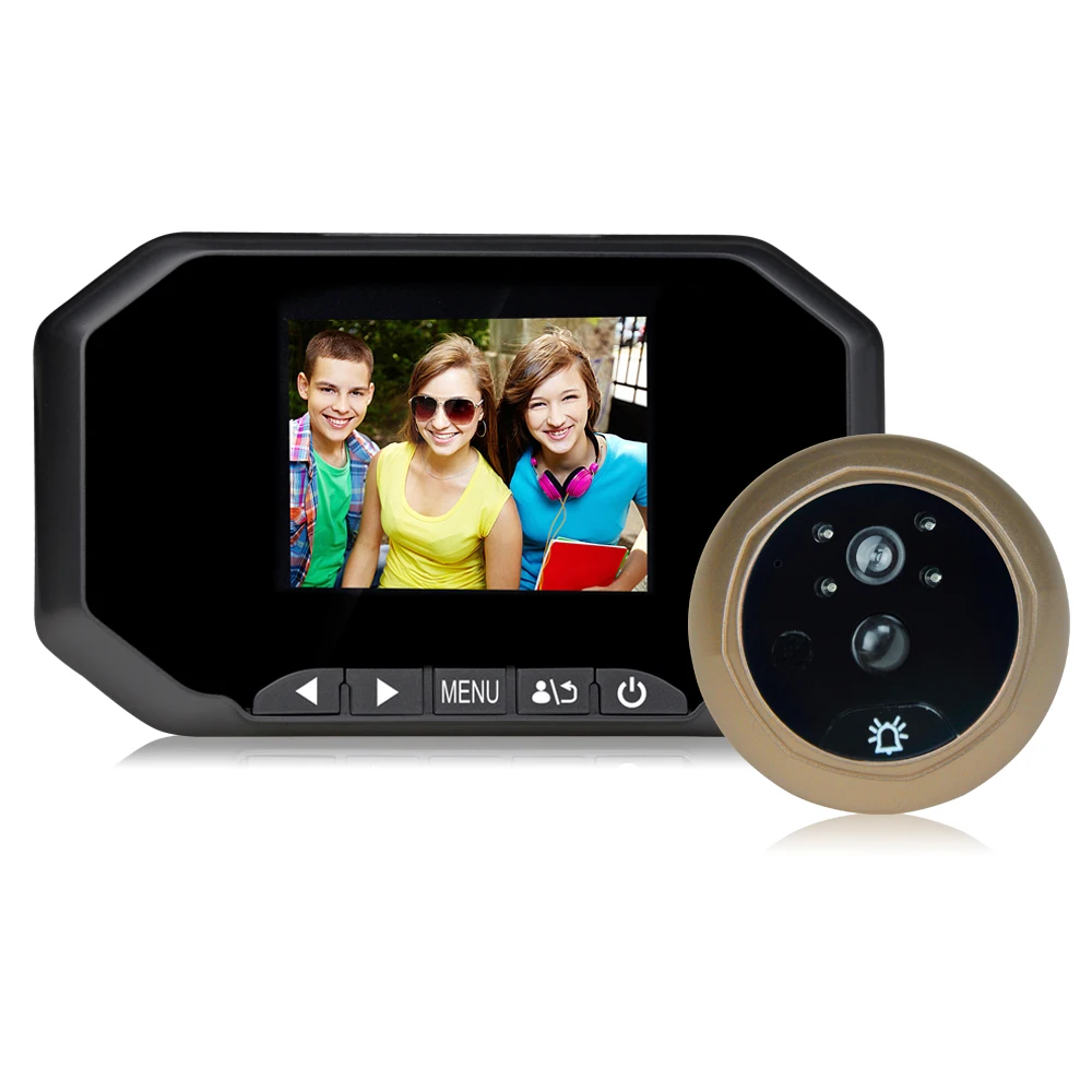 3 Inch HD 2MP Wired Video Door Phone Peephole Viewer