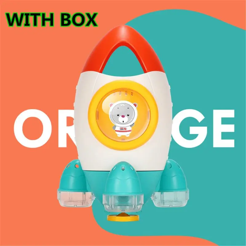 Ракета игрушка для ванны вращающийся спрей воды мытья волос детей | Игрушки и