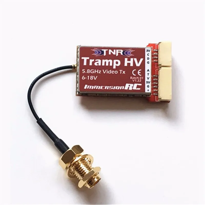 ImmersionRC Tramp HV 6-18V 5 8 GHz 1mW до&gt 600mW Видео передатчик международной версии для игрушки