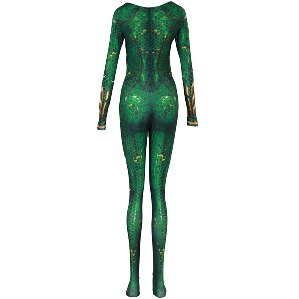 Новый костюм для косплея Aquaman Mera Queen Женский Детский комбинезон Zentai