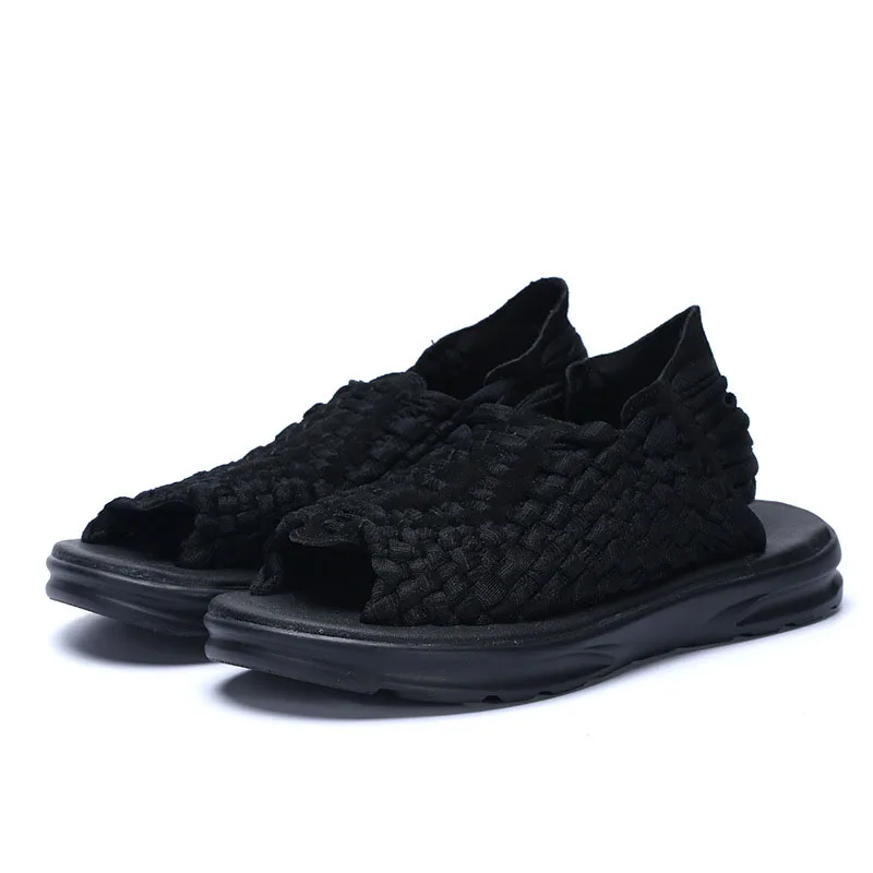 Summer Sandals Men Women Trend Casual Shoes Personality Roman Baotou Beach Soft Vottom Weave SandalS | Обувь