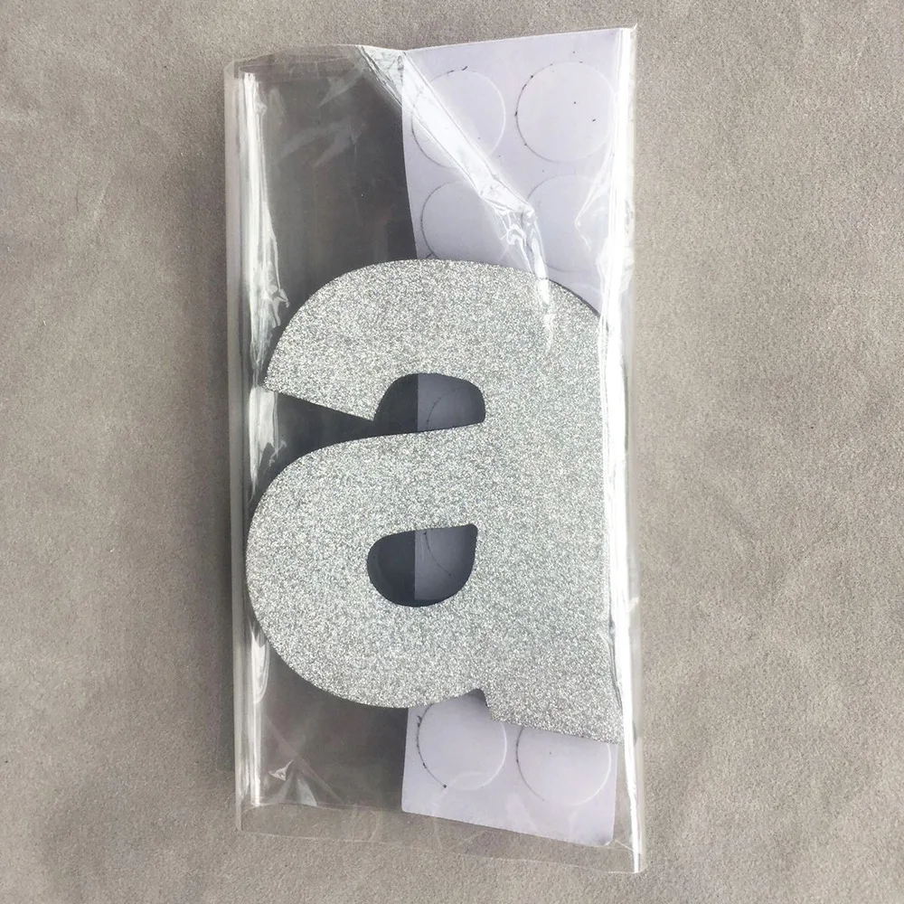 DIY 3D Блестящий серебряный нижний корпус английская стена для писем наклейки