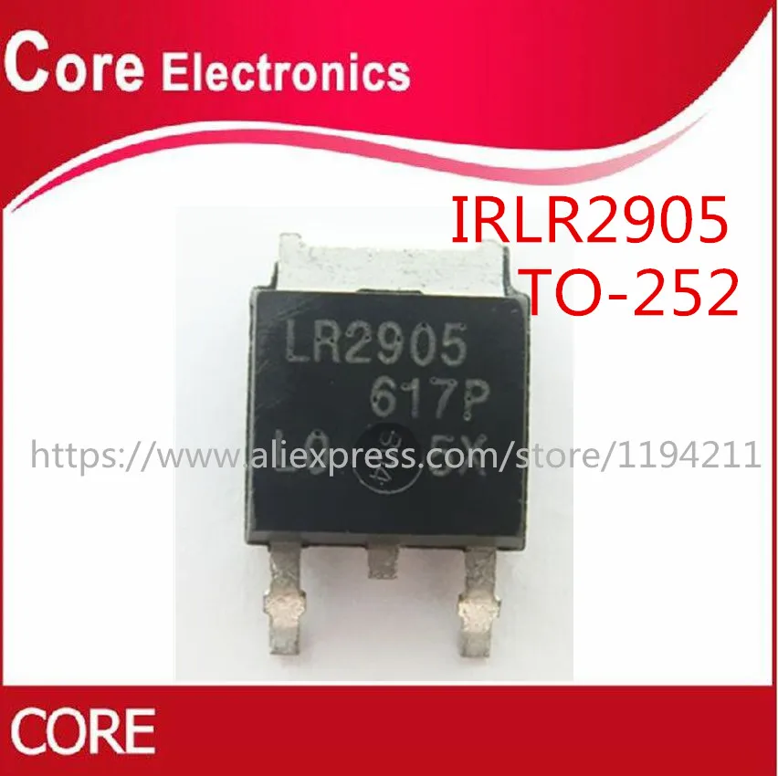 100 шт./лот LR2905 IRLR2905 IRLR2905TR IRLR2905TRPBF MOSFET N CH 55В 42A DPAK к 252|Интегральные схемы| |