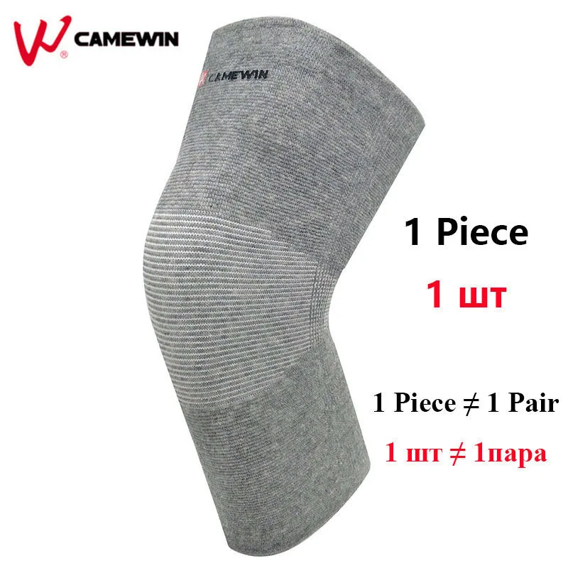 1 piece Light Grey Camewin 1 шт. высокая эластичность защиты коленей Наколенники для Бег, спорт, совместное боли, артрита и восстановления после травм Kneepad - Цвет: 1 piece Light Grey