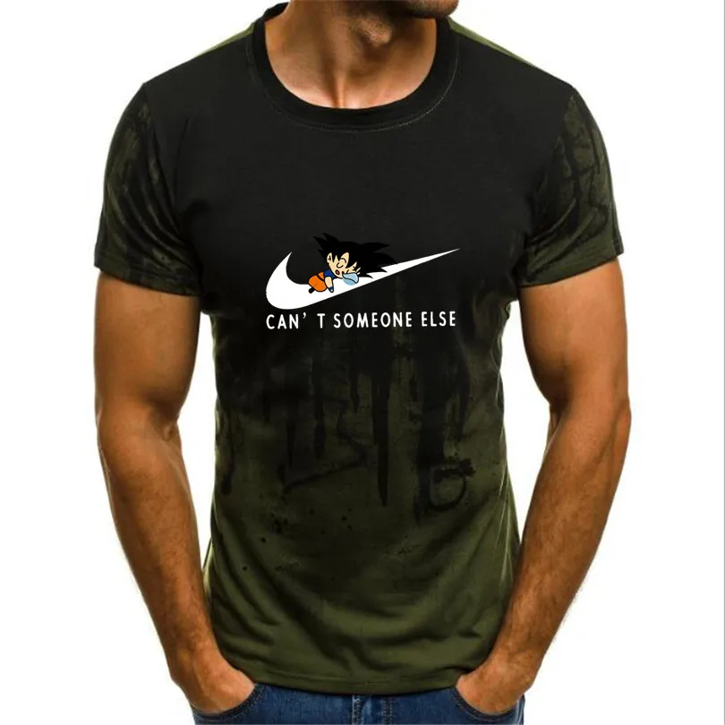 Забавные футболки, милые футболки homme Pumba Мужская, с коротким рукавом топ с камуфляжным принтом, крутая футболка, летний Трикотажный костюм, модная футболка - Цвет: green174