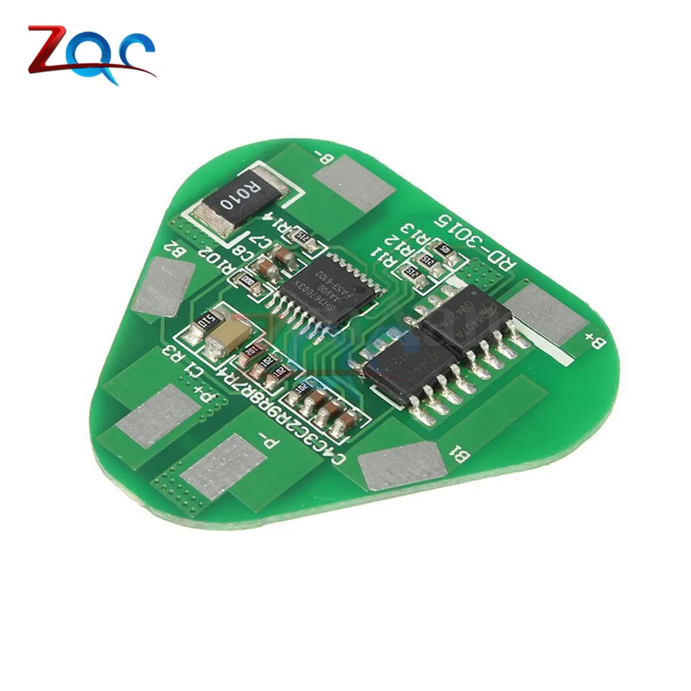 3S 4A литий-ионная батарея Защитная печатная плата 3 ячеек PCB 10,8 V-12,6 V 3S2P 10,8 V 11,1 V 12V