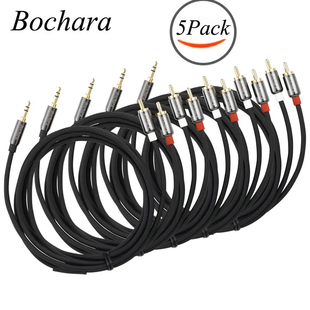 5 шт./упаковка аудиокабель со штекером 2RCA на 3 мм|Кабели VGA| |