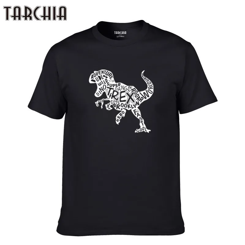TARCHIA 2021 Новая модная мужская футболка хлопковая с коротким рукавом летняя Стиль