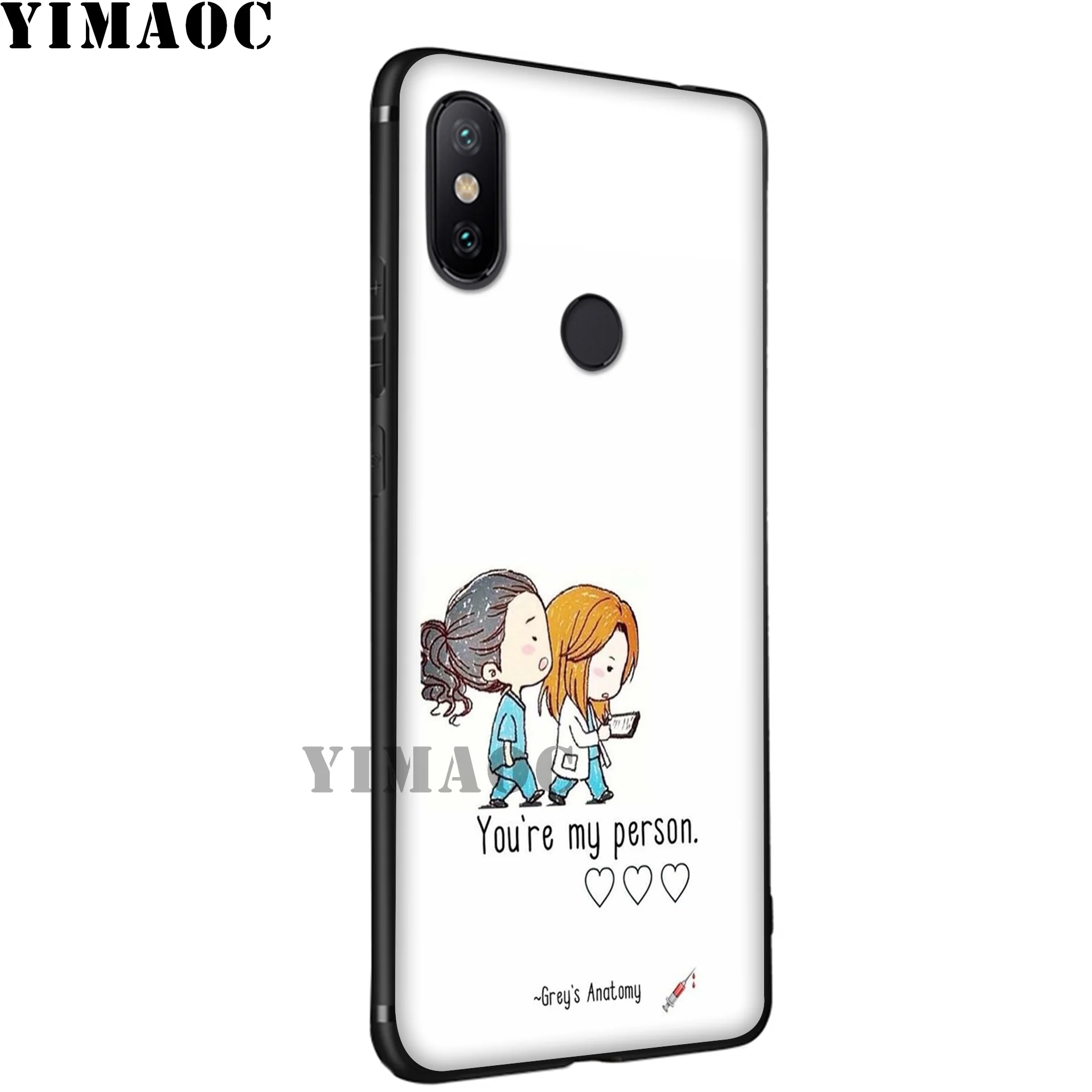 YIMAOC серый анатомический ТВ-шоу Мягкий силиконовый чехол для Xiaomi Redmi 7A Note 7 6 6A 5 4 4X 4A