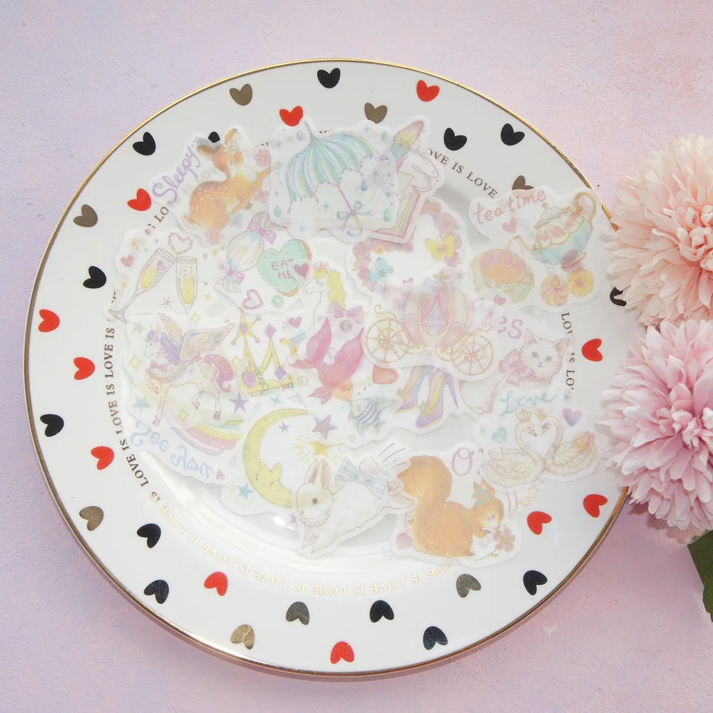 38 шт. женские наклейки в виде парка развлечений|Наклейки| |