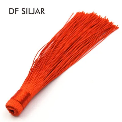 10pcs/lot 12cm Chinese Knot Satin Silk Tassels Long Tassel For Jewelry Making DIY Crafts Findings Y1717 | Украшения и аксессуары