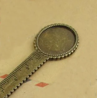Antique Bronze 18x25 5 шт./лот старинная Серебряная бронза 2 стиля Закладка-линейка кабошон основа Закладка установка для 20 мм/18x25 мм закладки сделай сам - Цвет: Antique Bronze 18x25