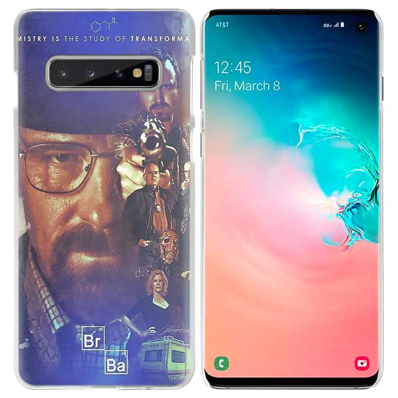 Чехол с принтом «во все тяжкие» чехол для samsung Galaxy S10 5G S10e S9 S8 M30 M20 M10 J4 J6 плюс J8 Note 8 9 прозрачный жесткий чехол из ПК для телефона Coque