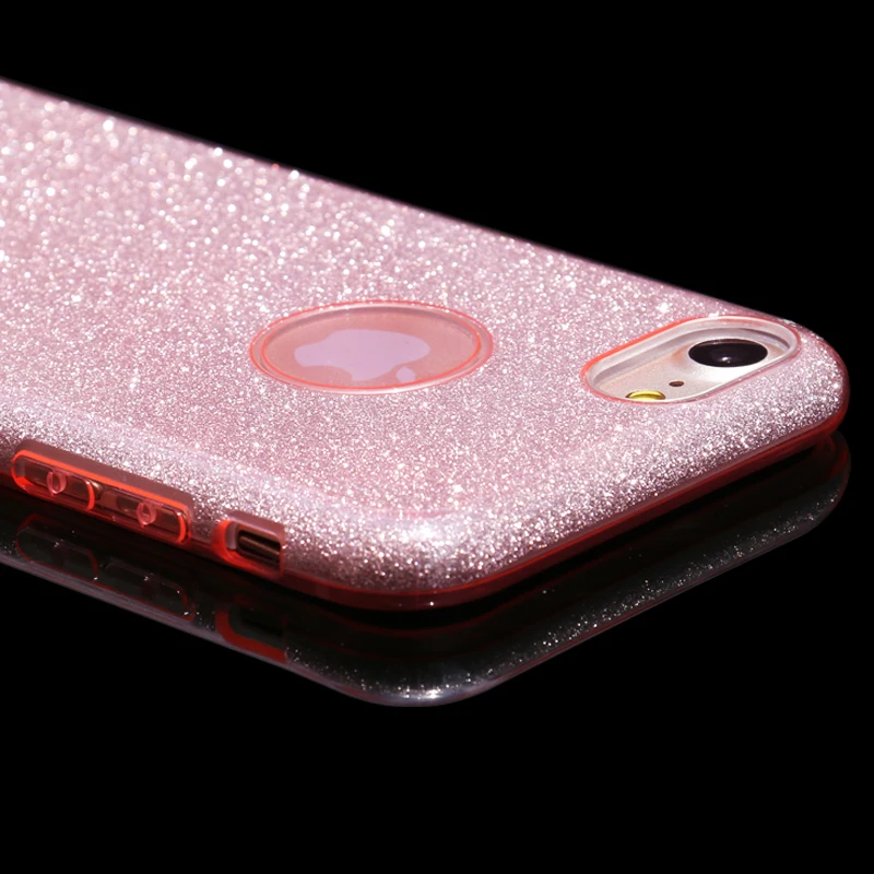 Блестящий чехол CAPSSICUM из поликарбоната и ТПУ для iPhone 7 Plus чехлы Противоударная