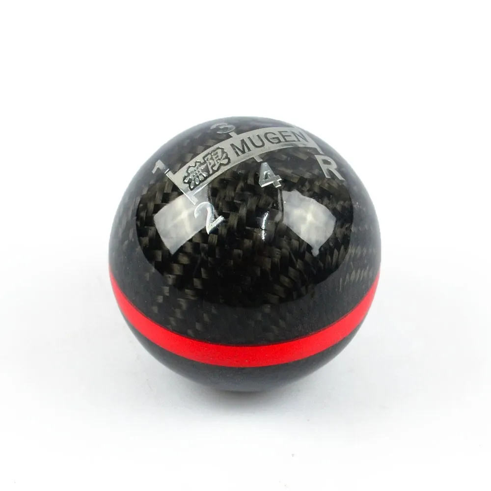 Black Red 5SMT RASTP-Mugen углеродное волокно Ручной Спорт 6 скоростей и 5 скоростей гоночный рычаг переключения передач для Honda Acura/TOYOTA/NISSAN RS-SFN013 - Название цвета: Black Red 5SMT