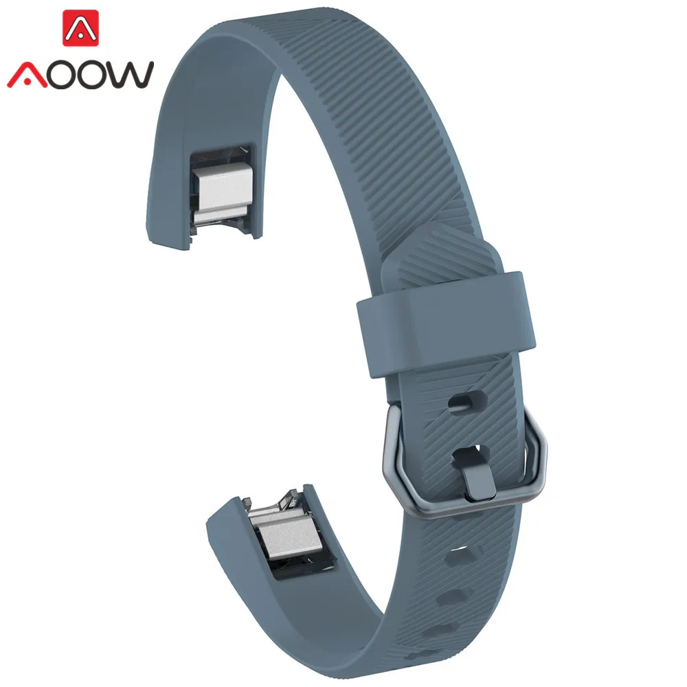 Rock blue 14 цветов силиконовый ремешок для часов для Fitbit Alta/Alta HR/ACE Смарт часы фитнес Спорт Водонепроницаемый замена Браслет ремешок - Цвет ремешка: Rock blue