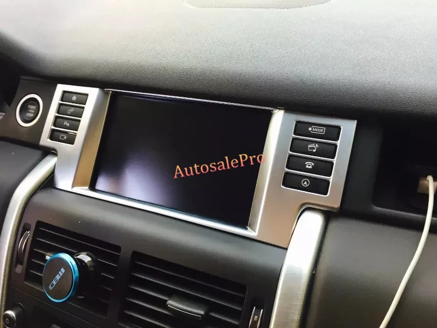 Внутренняя средняя консоль центр навигации рамка Крышка отделка для Land Rover