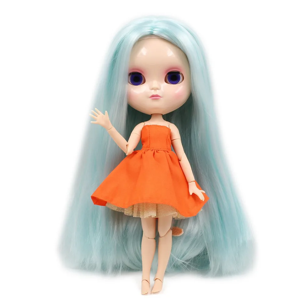 Ледяная кукла DBS с azone joint body бледно голубые волосы белая кожа 30 см игрушечная