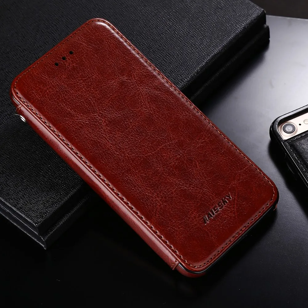 HAISSKY Магнитный кожаный чехол для iPhone 7 8 Plus откидной Чехол роскошный держатель