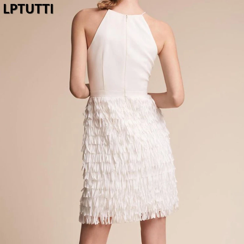 Lpвсе кисточки новые сексуальные женские вечерние элегантные платья для